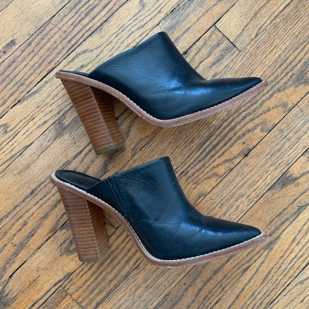Black Tibi Mule Heels size 7.5
